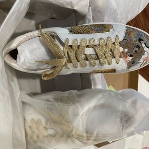 Johnny Was DRAGON Embroidered Sneaker - NWT